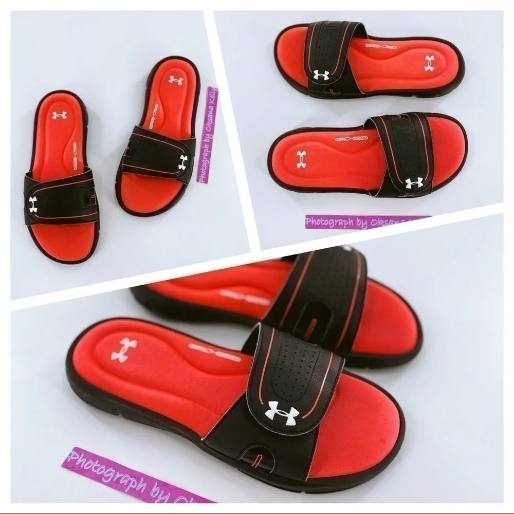 KIDS UNDER ARMOUR IGNITE Vlll SLIDE SANDALS 5Y
